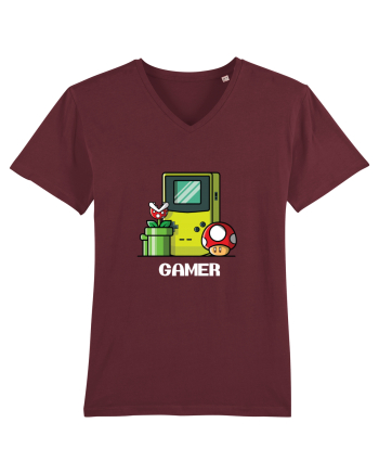 Gamer T Shirt Burgundy
