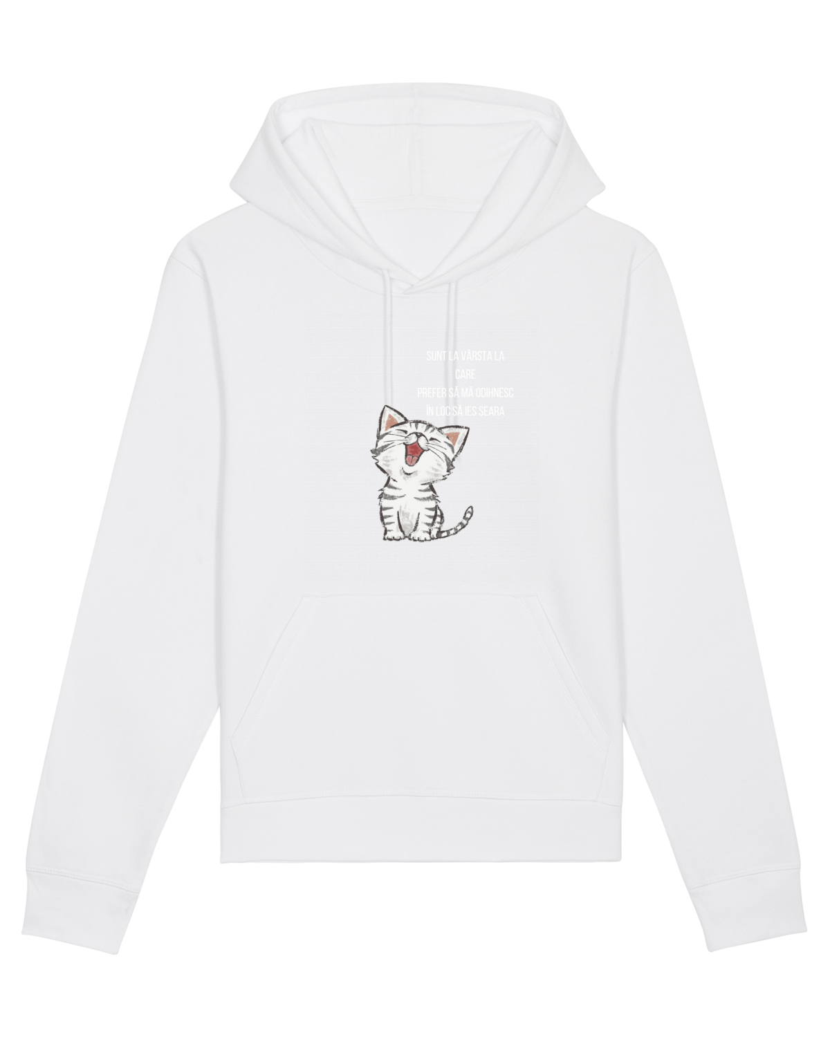 Hanorac Unisex Drummer White