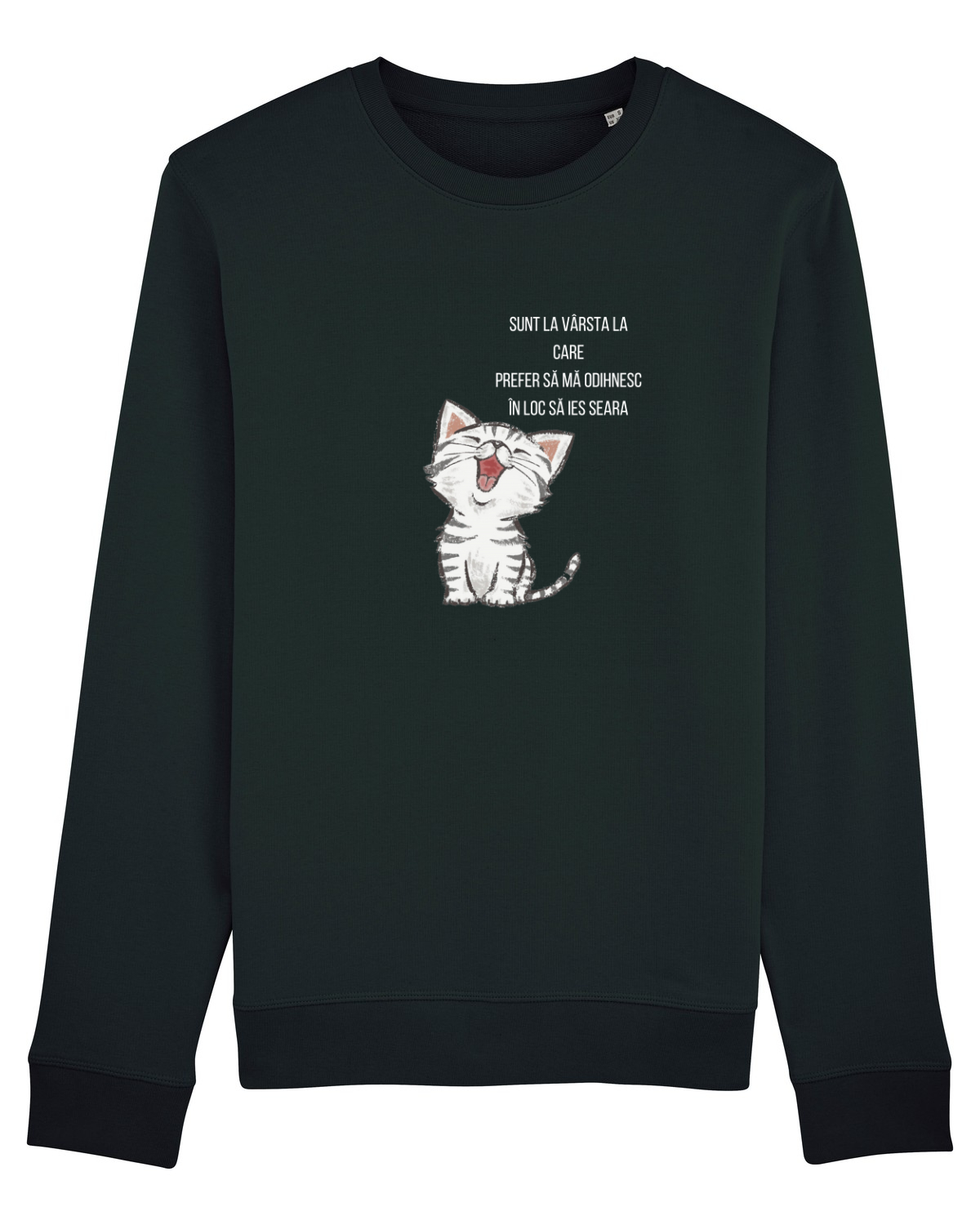Bluză mânecă lungă Unisex Rise Black
