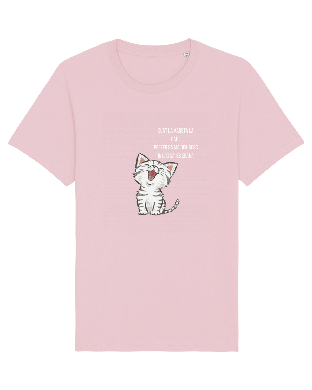 Tricou mânecă scurtă Unisex Rocker Cotton Pink