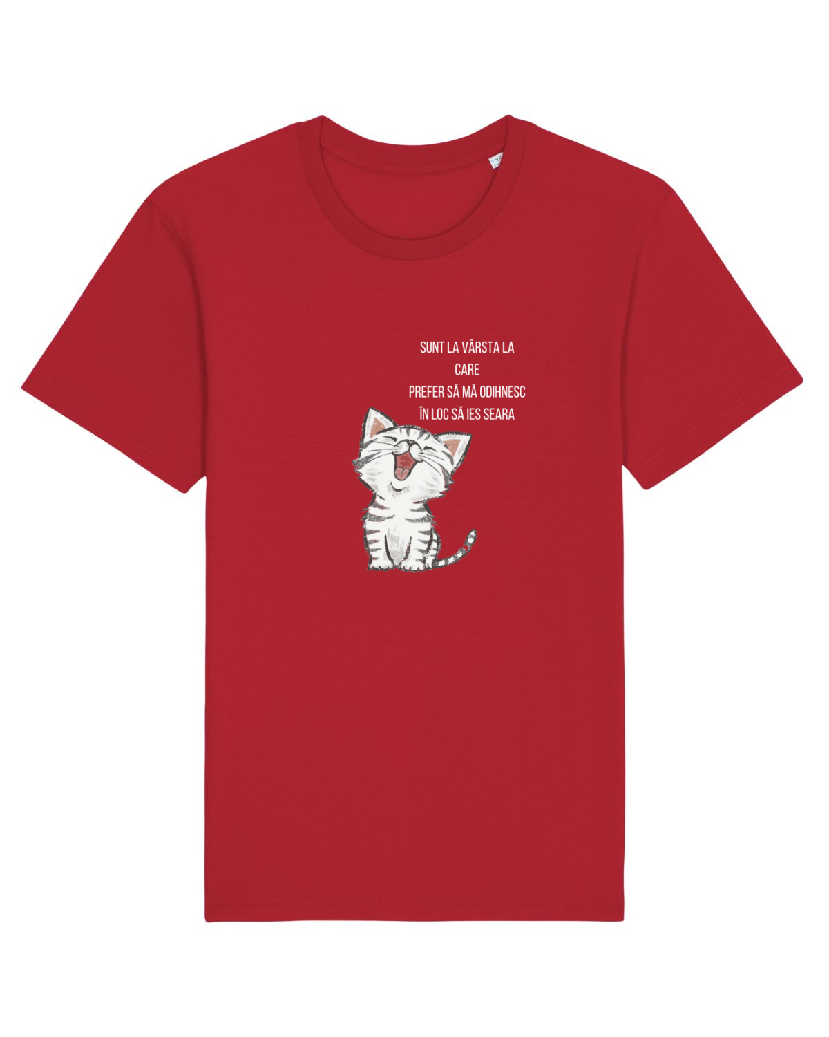 Tricou mânecă scurtă Unisex Rocker Red