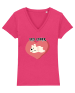 BED LOVER Tricou mânecă scurtă guler V Damă Evoker