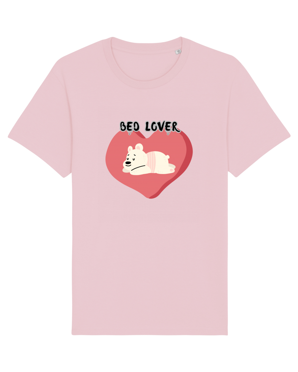Tricou mânecă scurtă Unisex Rocker Cotton Pink