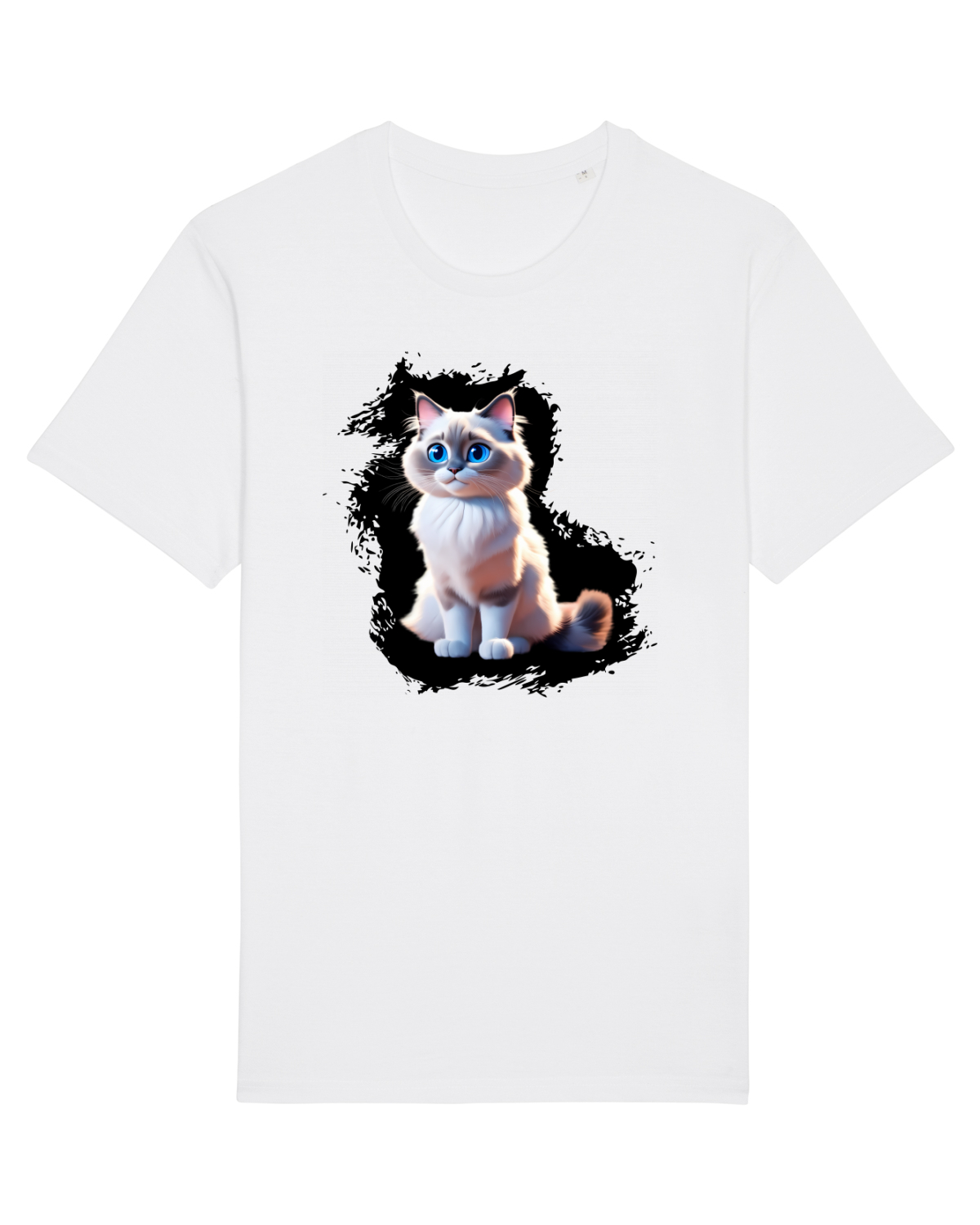 Tricou mânecă scurtă Unisex Rocker White