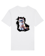 Pisicuță drăguță 2 Tricou mânecă scurtă Unisex Rocker