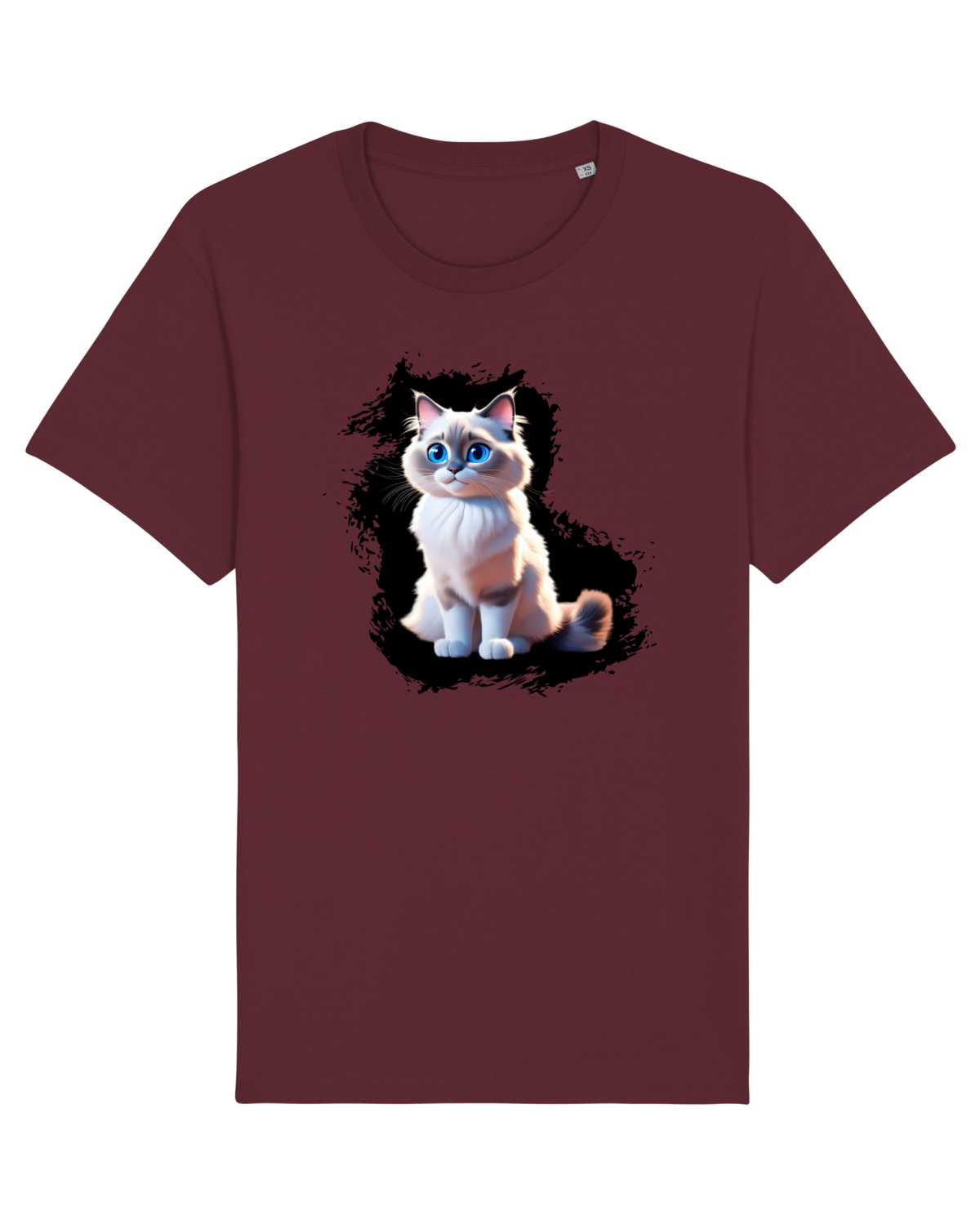 Tricou mânecă scurtă Unisex Rocker Burgundy