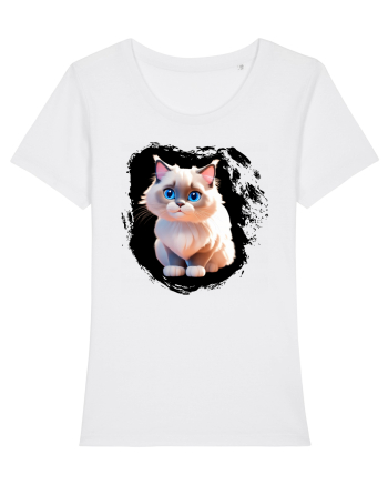 Pisicuță drăguță 5 White
