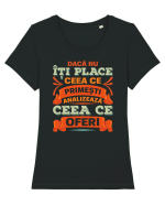 Analizează Tricou mânecă scurtă guler larg fitted Damă Expresser