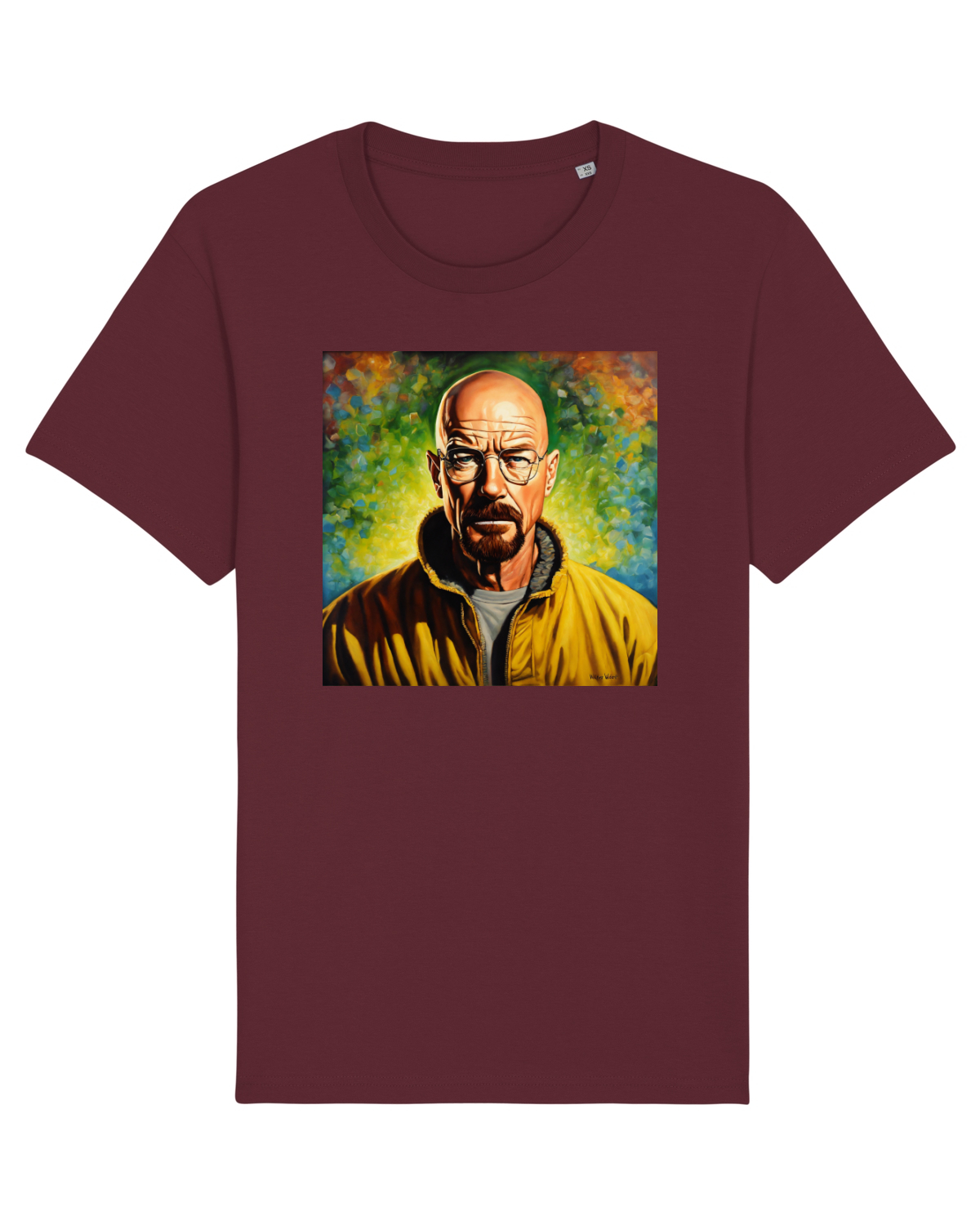 Tricou mânecă scurtă Unisex Rocker Burgundy