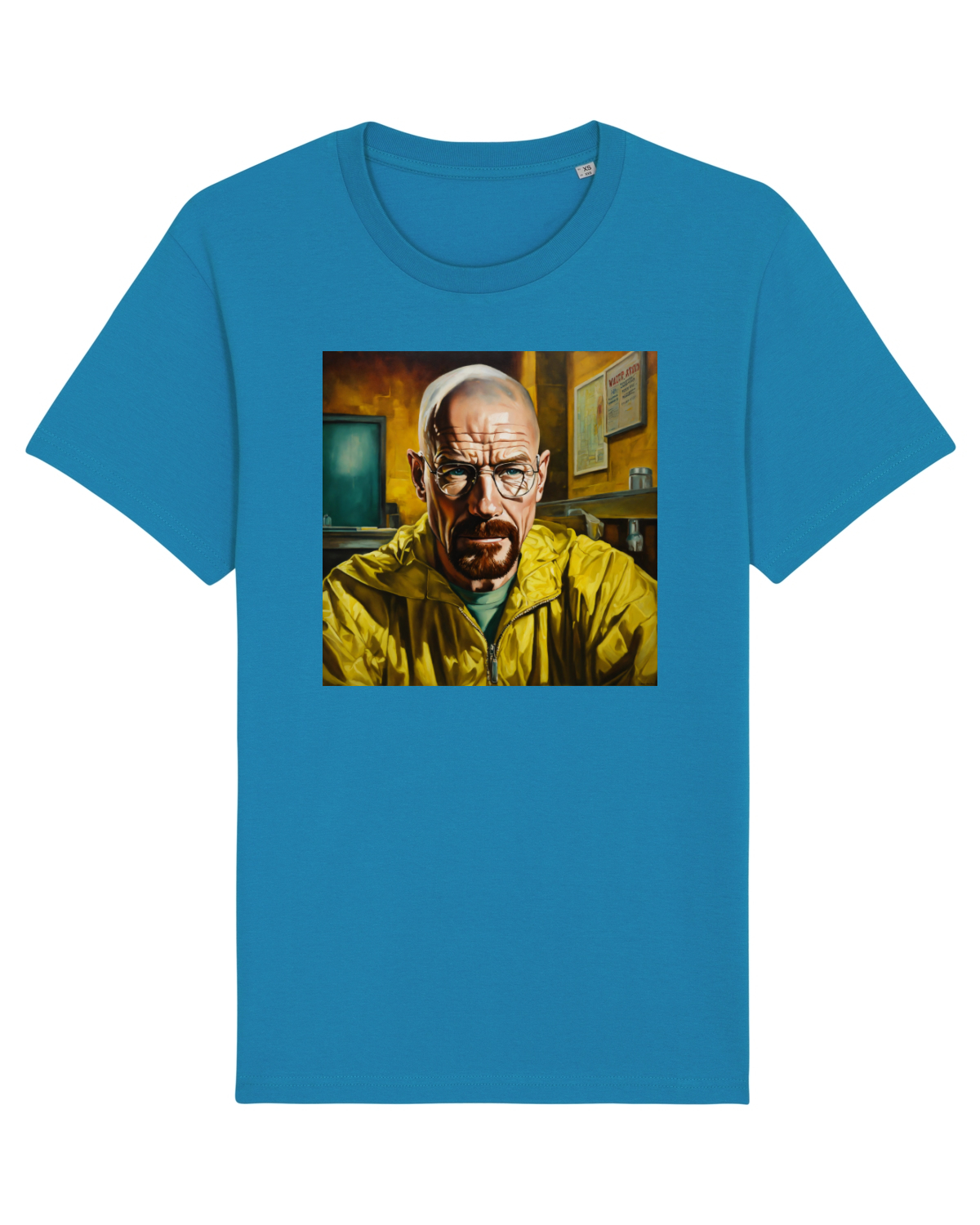 Tricou mânecă scurtă Unisex Rocker Azur