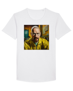 Walter White Tricou mânecă scurtă guler larg Bărbat Skater