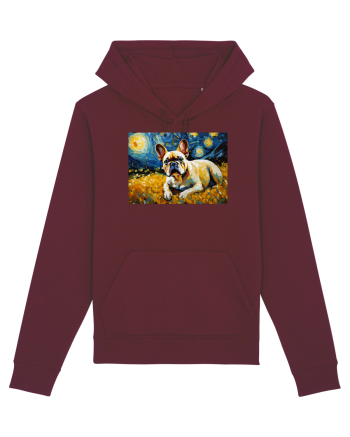 Bulldog - Vincent Van Gogh Burgundy