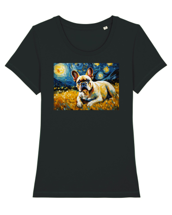 Bulldog - Vincent Van Gogh Black