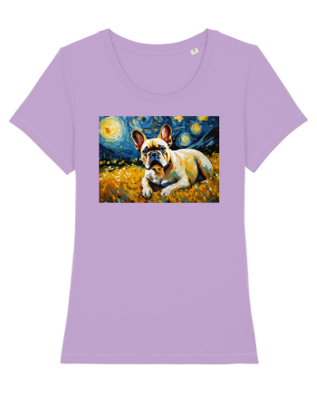 Bulldog - Vincent Van Gogh Lavender Dawn