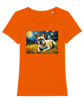 Bulldog - Vincent Van Gogh Bright Orange