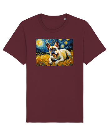 Bulldog - Vincent Van Gogh Burgundy