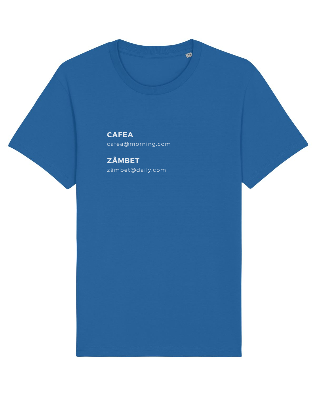 Tricou mânecă scurtă Unisex Rocker Royal Blue