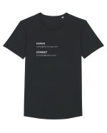 CAFEA@ - ZAMBET@ Tricou mânecă scurtă guler larg Bărbat Skater