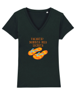 DORINȚĂ DE VACANȚĂ Tricou mânecă scurtă guler V Damă Evoker
