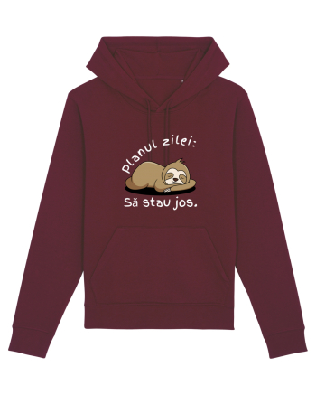 PLANUL ZILEI : SĂ STAU JOS Burgundy
