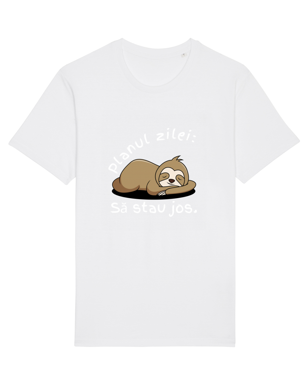 Tricou mânecă scurtă Unisex Rocker White