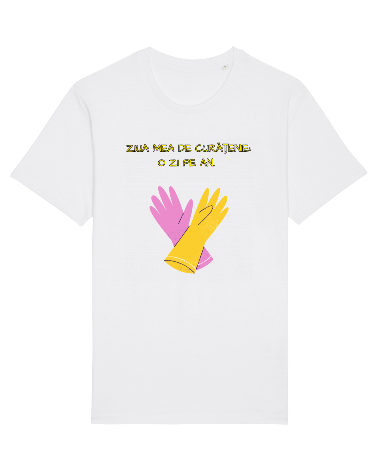 Tricou mânecă scurtă Unisex Rocker White