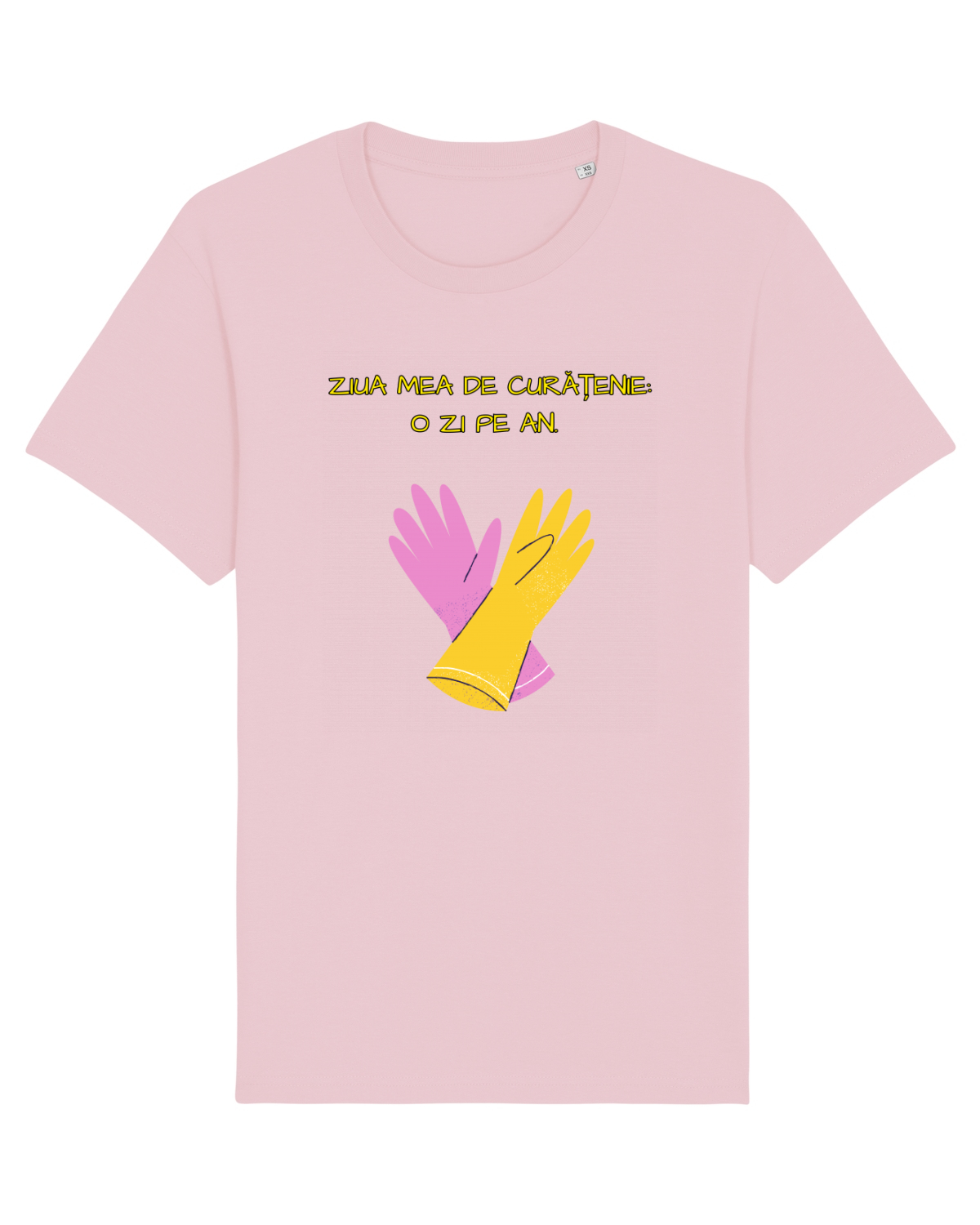Tricou mânecă scurtă Unisex Rocker Cotton Pink