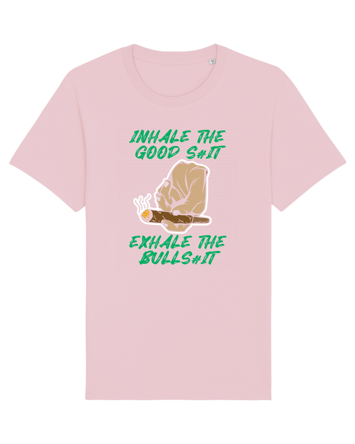 Tricou mânecă scurtă Unisex Rocker Cotton Pink