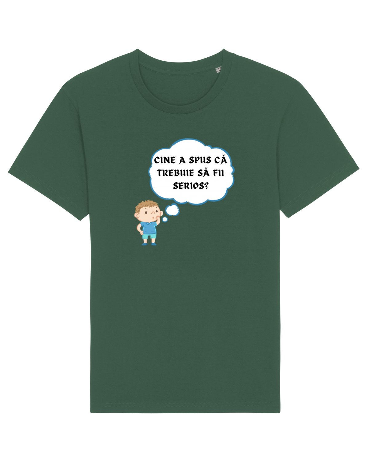 Tricou mânecă scurtă Unisex Rocker Bottle Green