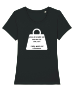 CUM SE SIMTE UN MILION DE DOLARI? Tricou mânecă scurtă guler larg fitted Damă Expresser