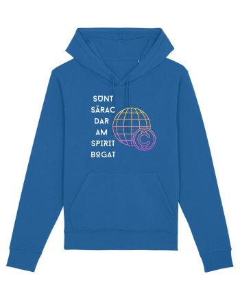 SUNT SĂRAC DAR AM SPIRIT BOGAT Royal Blue