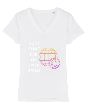 SUNT SĂRAC DAR AM SPIRIT BOGAT White