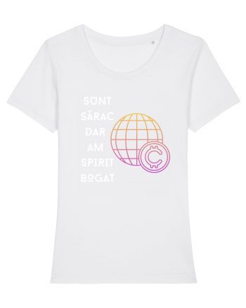 SUNT SĂRAC DAR AM SPIRIT BOGAT White
