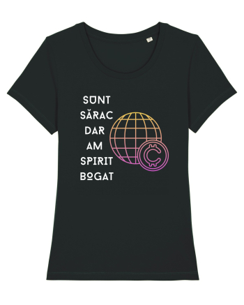 SUNT SĂRAC DAR AM SPIRIT BOGAT Black