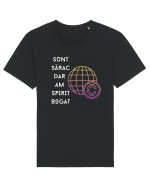 SUNT SĂRAC DAR AM SPIRIT BOGAT Tricou mânecă scurtă Unisex Rocker