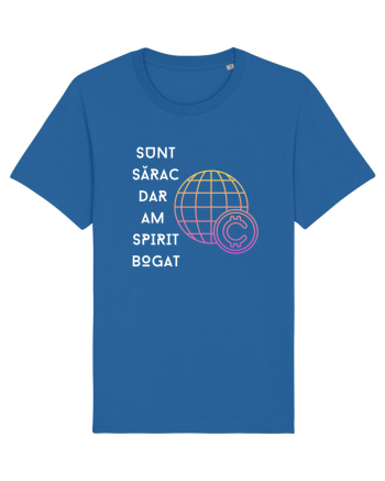 SUNT SĂRAC DAR AM SPIRIT BOGAT Royal Blue