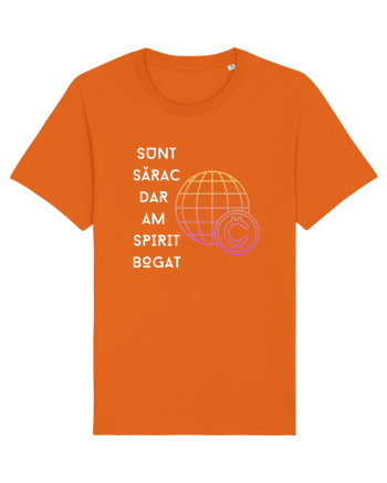 SUNT SĂRAC DAR AM SPIRIT BOGAT Bright Orange