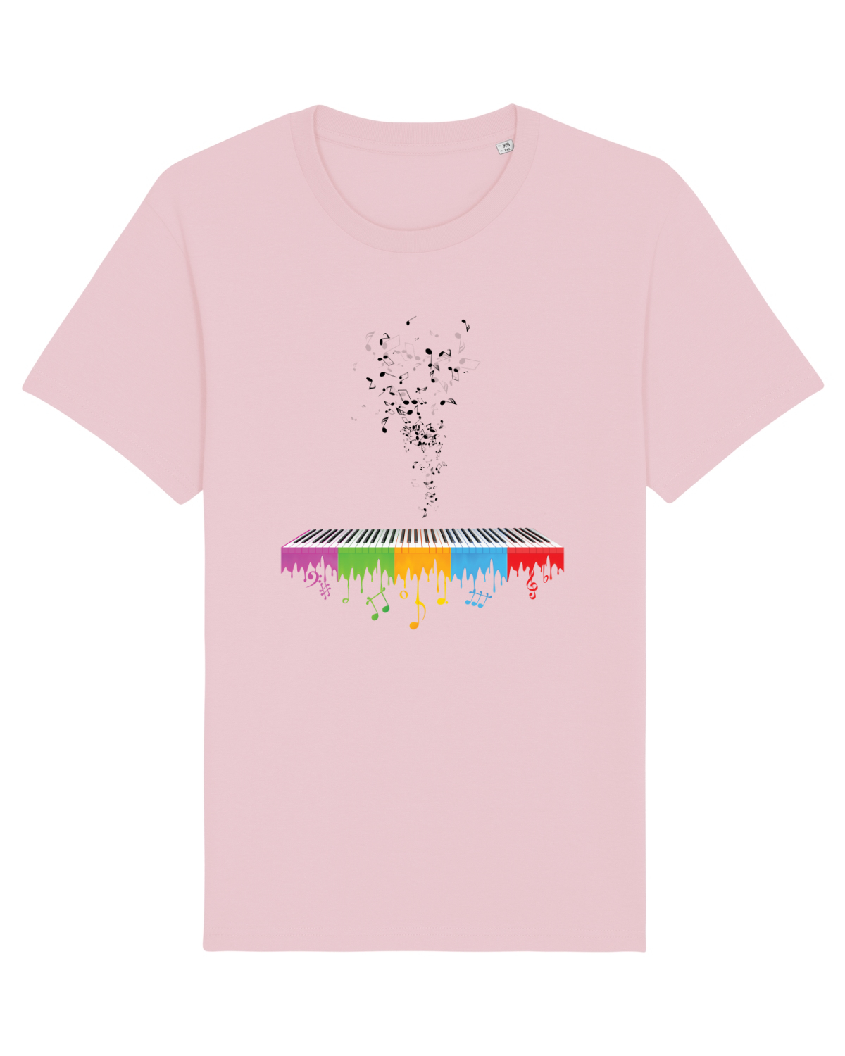 Tricou mânecă scurtă Unisex Rocker Cotton Pink