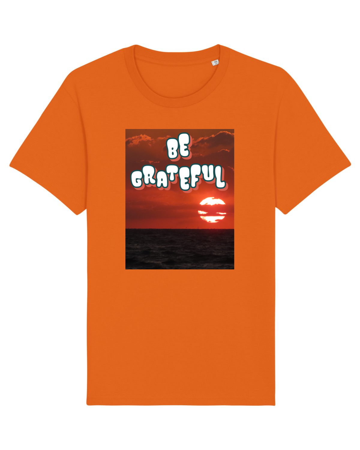 Tricou mânecă scurtă Unisex Rocker Bright Orange