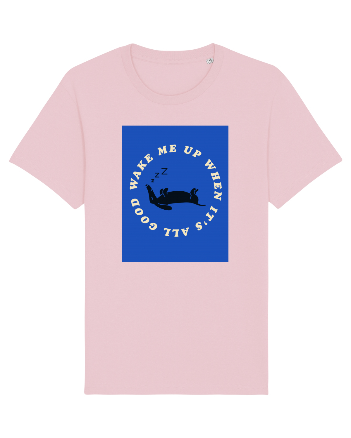 Tricou mânecă scurtă Unisex Rocker Cotton Pink