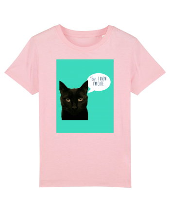 cute cat Cotton Pink