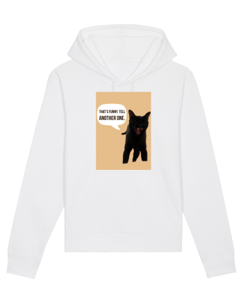 cat funny White