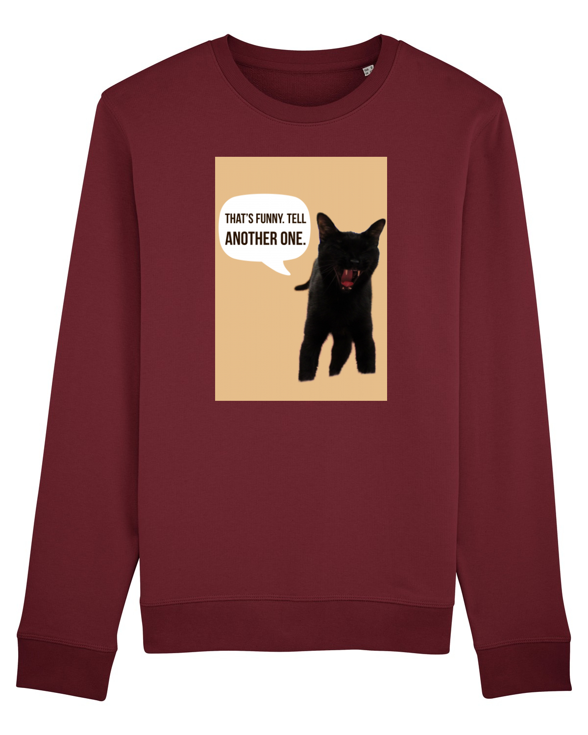 Bluză mânecă lungă Unisex Rise Burgundy