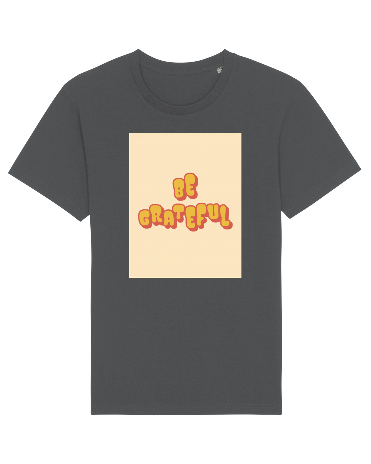 Tricou mânecă scurtă Unisex Rocker Anthracite