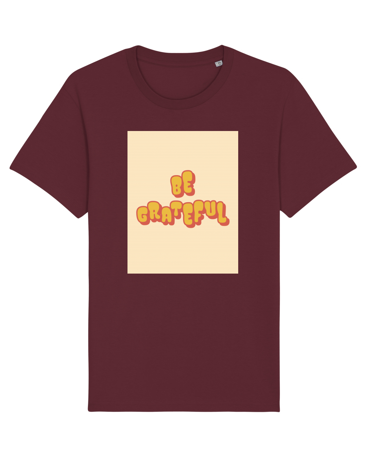 Tricou mânecă scurtă Unisex Rocker Burgundy