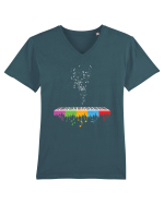Music colors Tricou mânecă scurtă guler V Bărbat Presenter