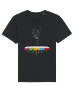 Music colors Tricou mânecă scurtă Unisex Rocker