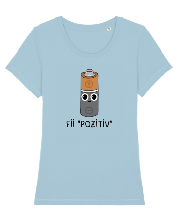Fii pozitiv Sky Blue