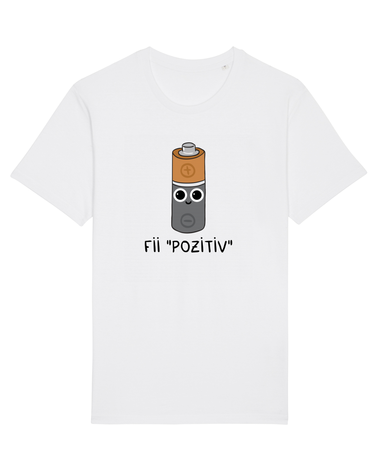 Tricou mânecă scurtă Unisex Rocker White