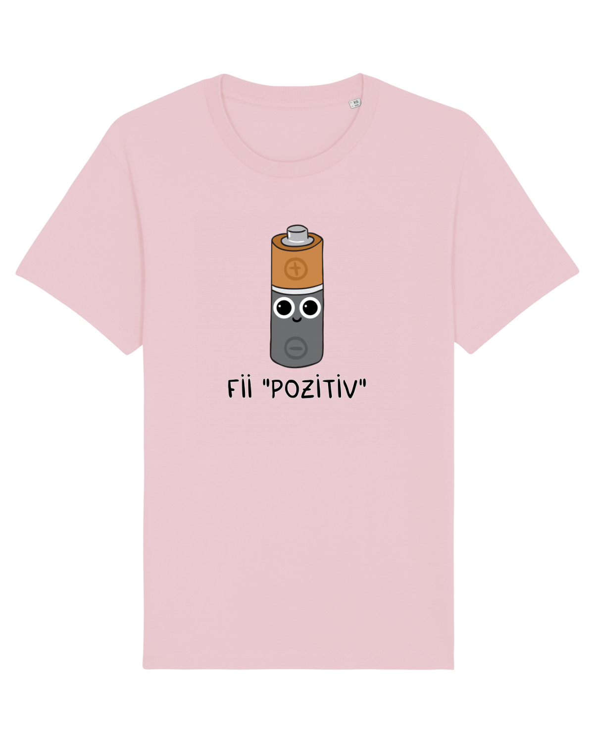 Tricou mânecă scurtă Unisex Rocker Cotton Pink